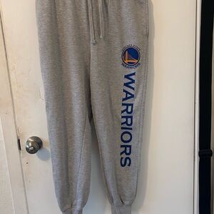 NBA Gray Warriors Track Pants